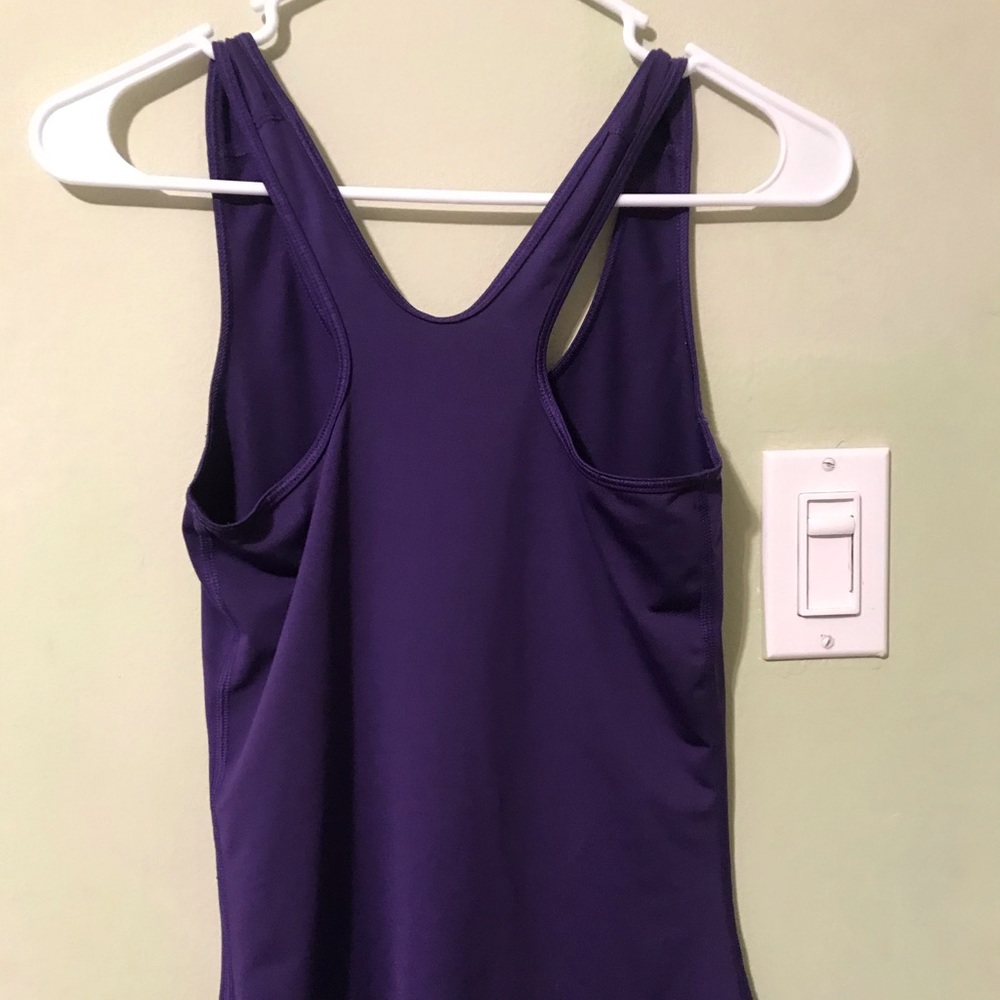 Nike Pro Purple Workout Racerback Tank Too - Picture 4 of 6